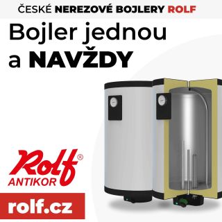 🔧 Nerez, co přežije generace. 💪 Bojler ROLF – řešení na desítky let. Už žádné výměny každých pár let! Pořiď si český...